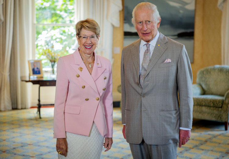 The Governor with His Majesty King Charles III