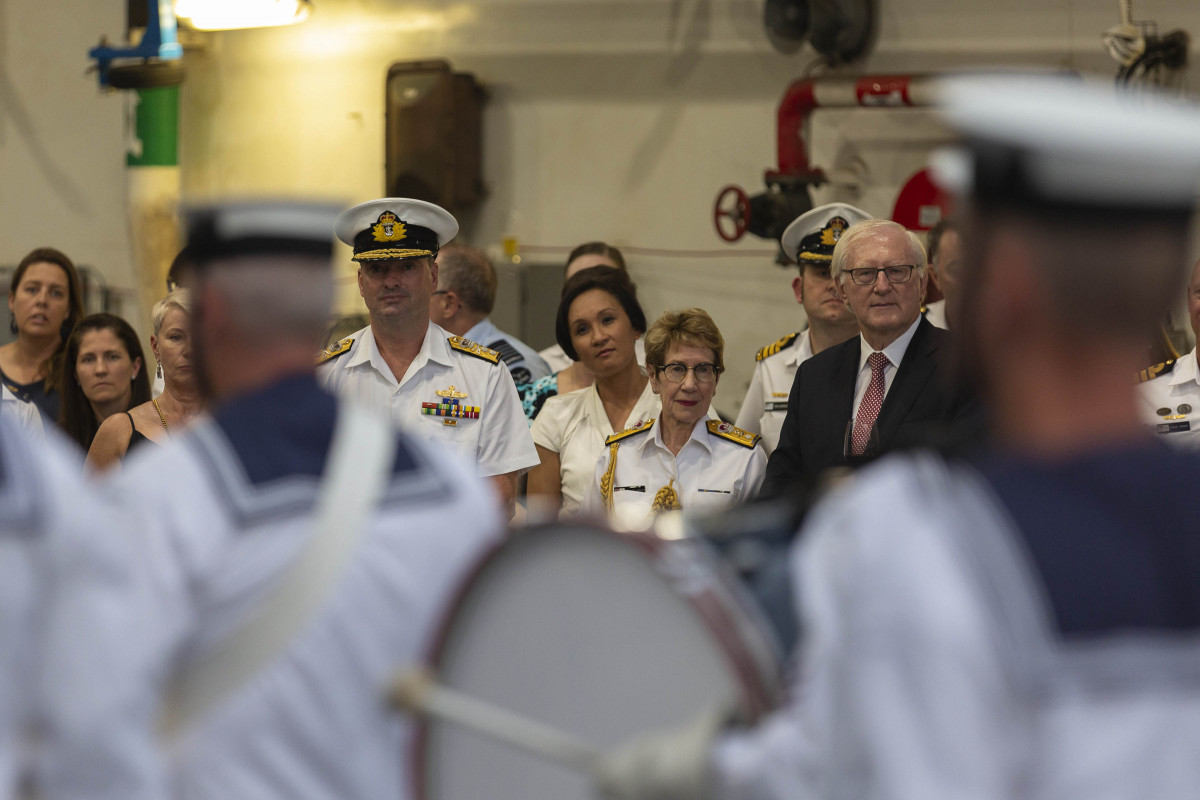 Decommissioning Ceremony Hmas Melbourne - Governor Of New South Wales